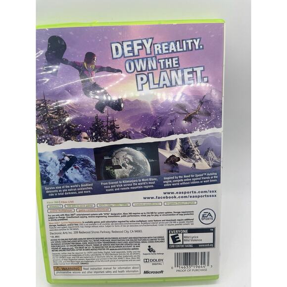 SSX - Xbox 360 - Complete CIB Snowboarding Game Tested and Working! Fast Ship! - Picture 3 of 7